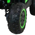 Buggy ATV Racing pro 2 děti zelená + 4x4 pohon + dálkové ovládání + pomalý start + MP3 LED