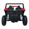 Buggy ATV Strong Racing pro 2 děti červený střídavý motor nafouknutá kola Audio LED