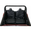 Buggy ATV Strong Racing pro 2 děti červený střídavý motor nafouknutá kola Audio LED