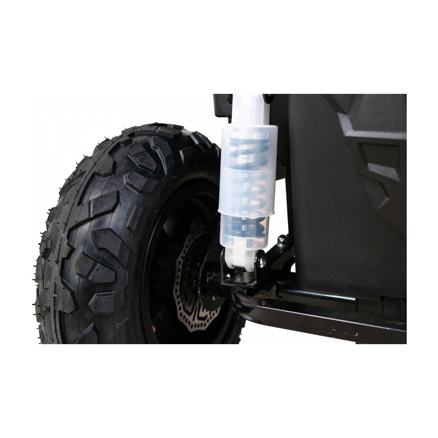 Buggy ATV Strong Racing pro 2 děti červený střídavý motor nafouknutá kola Audio LED