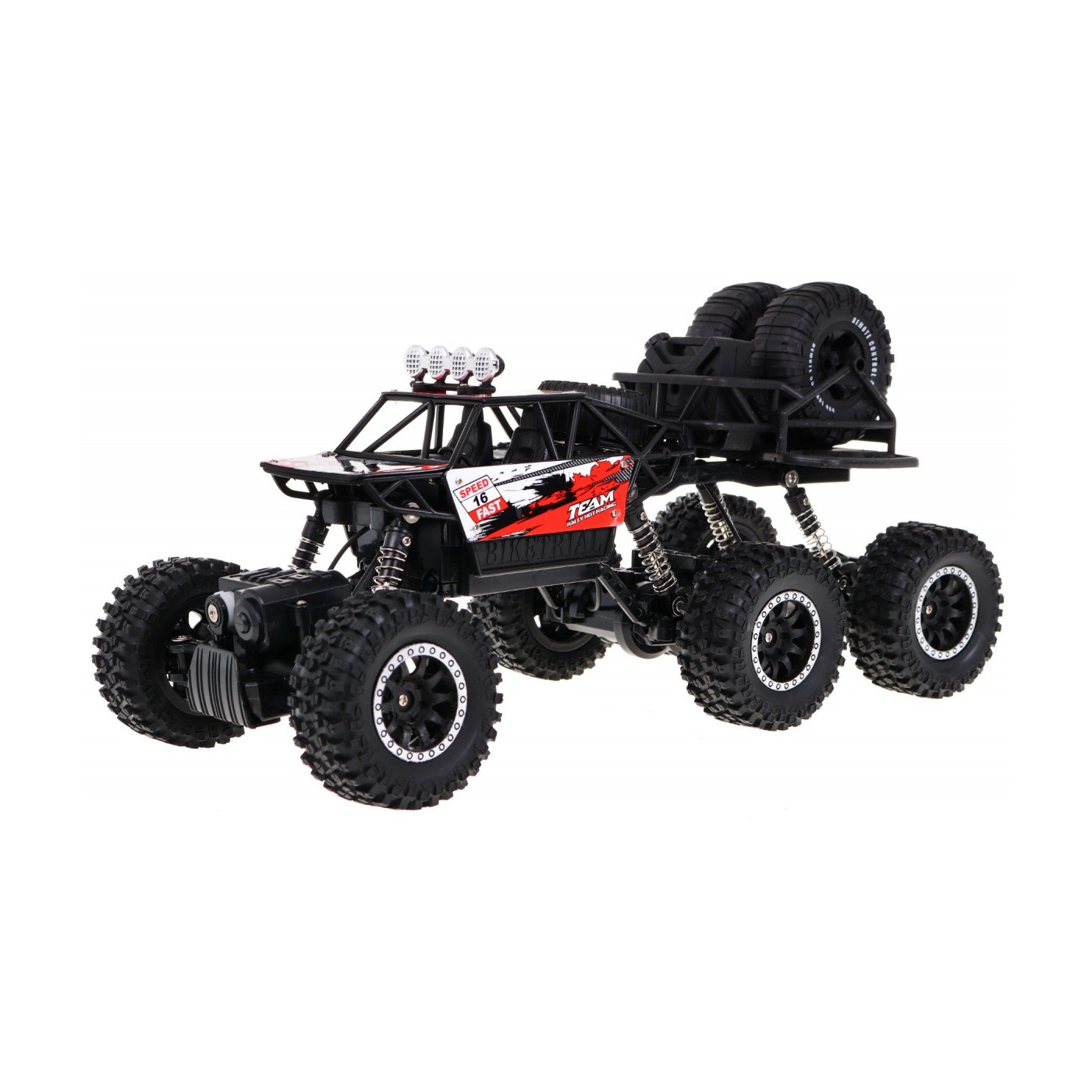 Crawler High Kids 8+ Dálkové ovládání Model 1:14 Naped 6x6 + Náhradní Kola