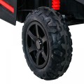 Buggy ATV Strong Racing pro 2 děti červený střídavý motor nafouknutá kola Audio LED