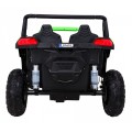 Buggy ATV Strong Racing pro 2 děti Zelená bezkartáčová motorová nafouknutá kola Audio LED
