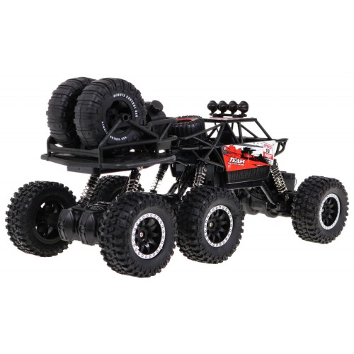 Crawler High Kids 8+ Dálkové ovládání Model 1:14 Naped 6x6 + Náhradní Kola