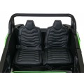 Buggy ATV Strong Racing pro 2 děti Zelená bezkartáčová motorová nafouknutá kola Audio LED