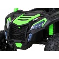 Buggy ATV Strong Racing pro 2 děti Zelená bezkartáčová motorová nafouknutá kola Audio LED