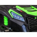 Buggy ATV Strong Racing pro 2 děti Zelená bezkartáčová motorová nafouknutá kola Audio LED