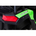 Buggy ATV Strong Racing pro 2 děti Zelená bezkartáčová motorová nafouknutá kola Audio LED