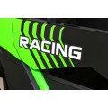 Buggy ATV Strong Racing pro 2 děti Zelená bezkartáčová motorová nafouknutá kola Audio LED