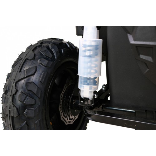Buggy ATV Strong Racing pro 2 děti Zelená bezkartáčová motorová nafouknutá kola Audio LED