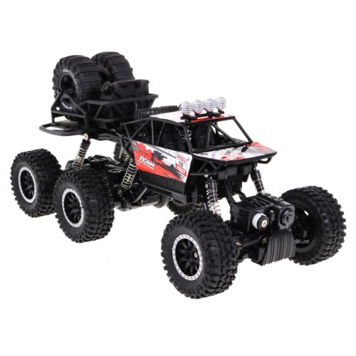 Crawler High Kids 8+ Dálkové ovládání Model 1:14 Naped 6x6 + Náhradní Kola