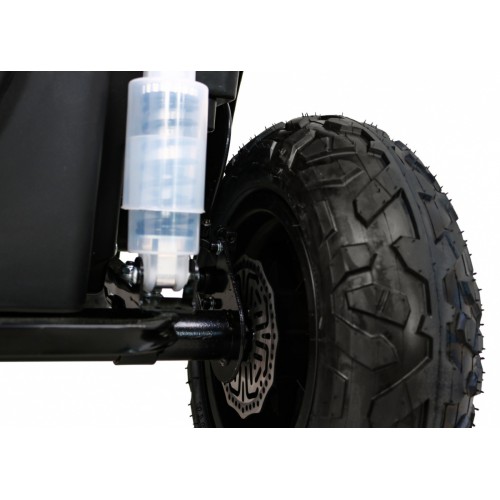 Buggy ATV Strong Racing pro 2 děti Zelená bezkartáčová motorová nafouknutá kola Audio LED