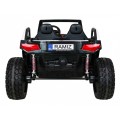 Buggy Clash na baterii pro 2 děti bílá + dálkový ovladač + pohon 4x4 + nastavení sedadla + MP3 rádio + LED