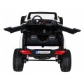 Buggy Clash na baterii pro 2 děti bílá + dálkový ovladač + pohon 4x4 + nastavení sedadla + MP3 rádio + LED