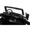 Buggy Clash na baterii pro 2 děti bílá + dálkový ovladač + pohon 4x4 + nastavení sedadla + MP3 rádio + LED