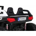 Buggy Clash na baterii pro 2 děti bílá + dálkový ovladač + pohon 4x4 + nastavení sedadla + MP3 rádio + LED