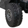 Buggy Clash na baterii pro 2 děti bílá + dálkový ovladač + pohon 4x4 + nastavení sedadla + MP3 rádio + LED