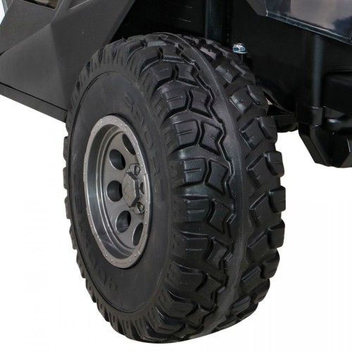 Buggy Clash na baterii pro 2 děti bílá + dálkový ovladač + pohon 4x4 + nastavení sedadla + MP3 rádio + LED