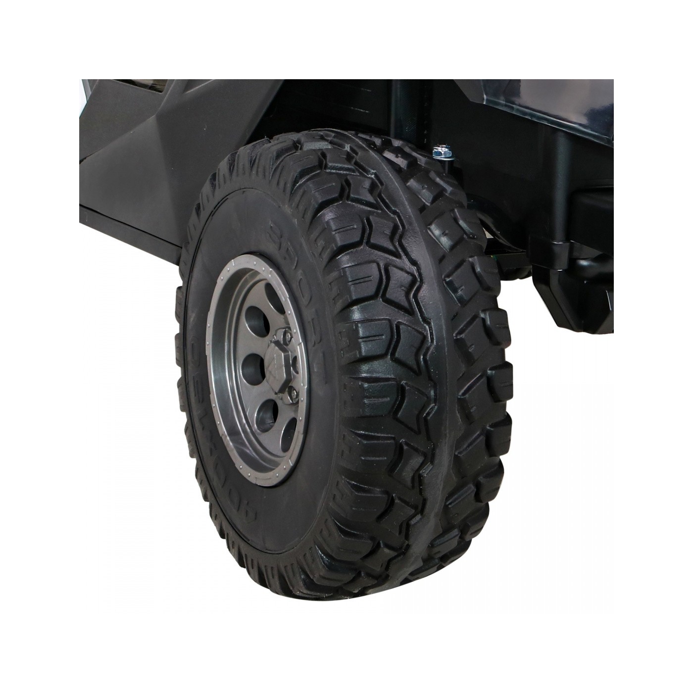 Buggy Clash na baterii pro 2 děti bílá + dálkový ovladač + pohon 4x4 + nastavení sedadla + MP3 rádio + LED