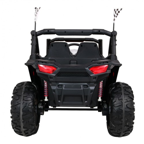 Buggy Racer Kids červená Driven 4x4 Dálkové ovládání Pomalý start kufr EVA LED MP3