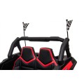 Buggy Racer Kids červená Driven 4x4 Dálkové ovládání Pomalý start kufr EVA LED MP3