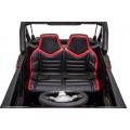 Buggy Racer Kids červená Driven 4x4 Dálkové ovládání Pomalý start kufr EVA LED MP3