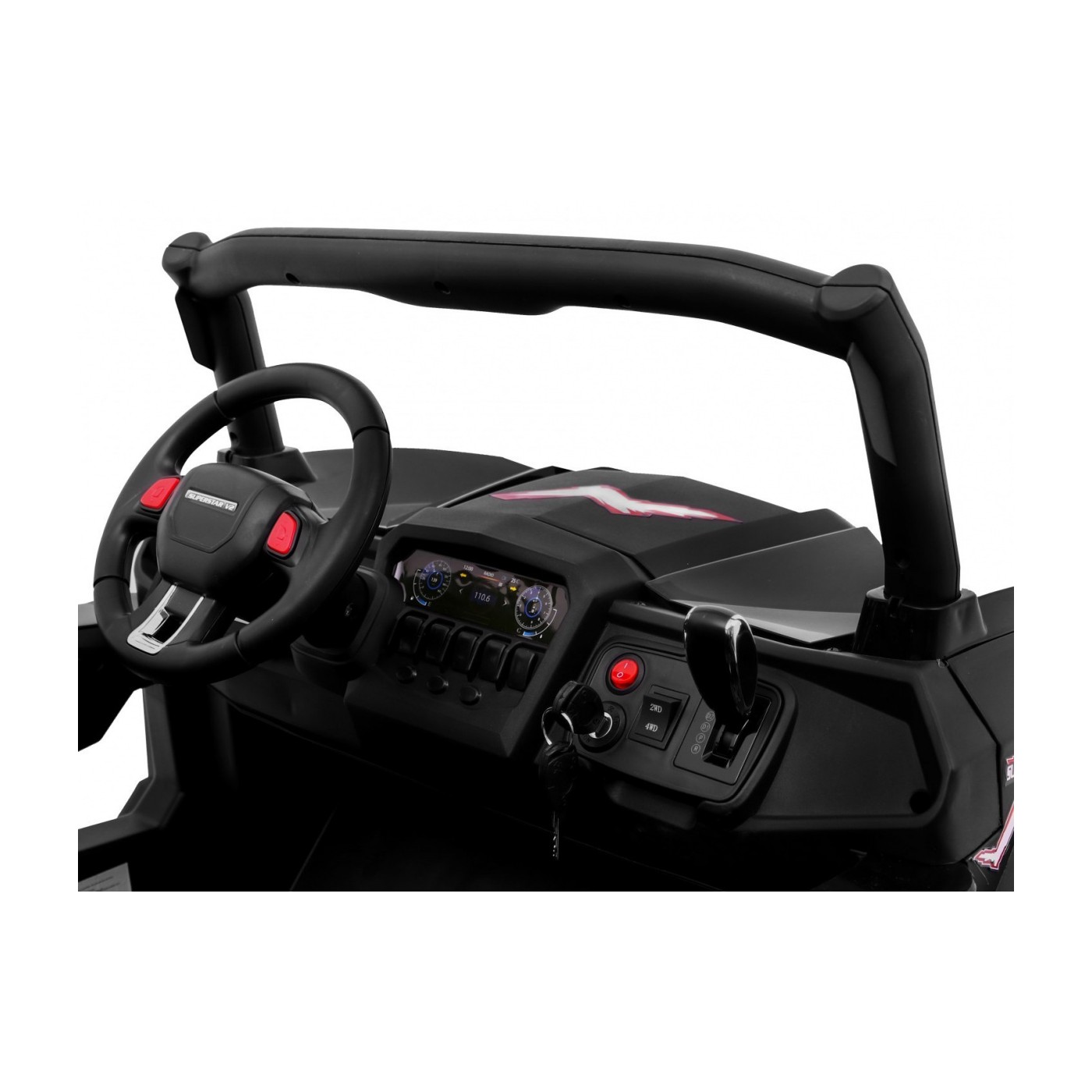 Vozidlo Buggy SuperStar 4x4 - MP4 černá