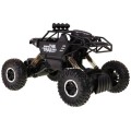 Auto 1 14 Kovový pásový 4x4 Lazik R C 2 4G Černý