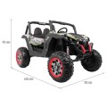 Buggy SuperStar Kids Moro + MP4 + Naped 4x4 dálkové ovládání kufr LED zámek na dveře