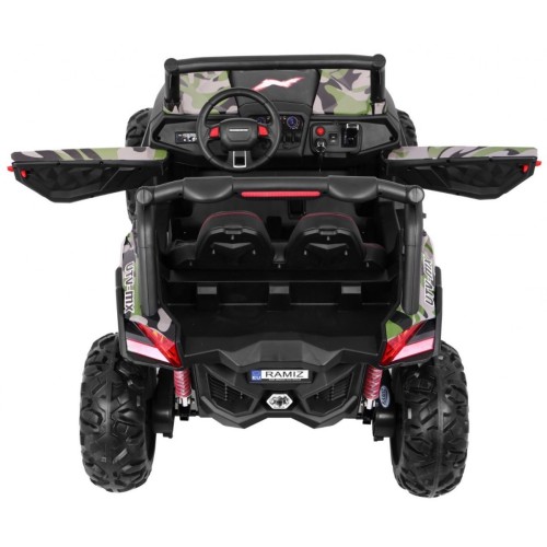 Buggy SuperStar Kids Moro + MP4 + Naped 4x4 dálkové ovládání kufr LED zámek na dveře