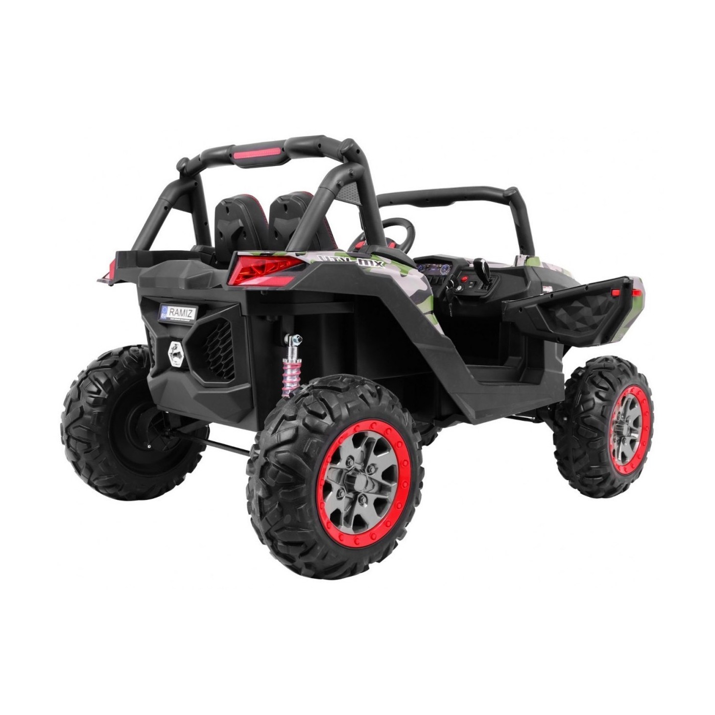 Buggy SuperStar Kids Moro + MP4 + Naped 4x4 dálkové ovládání kufr LED zámek na dveře