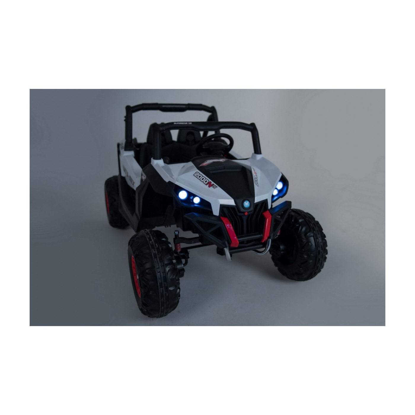 Buggy SuperStar 4x4 Vozidlo Bílá