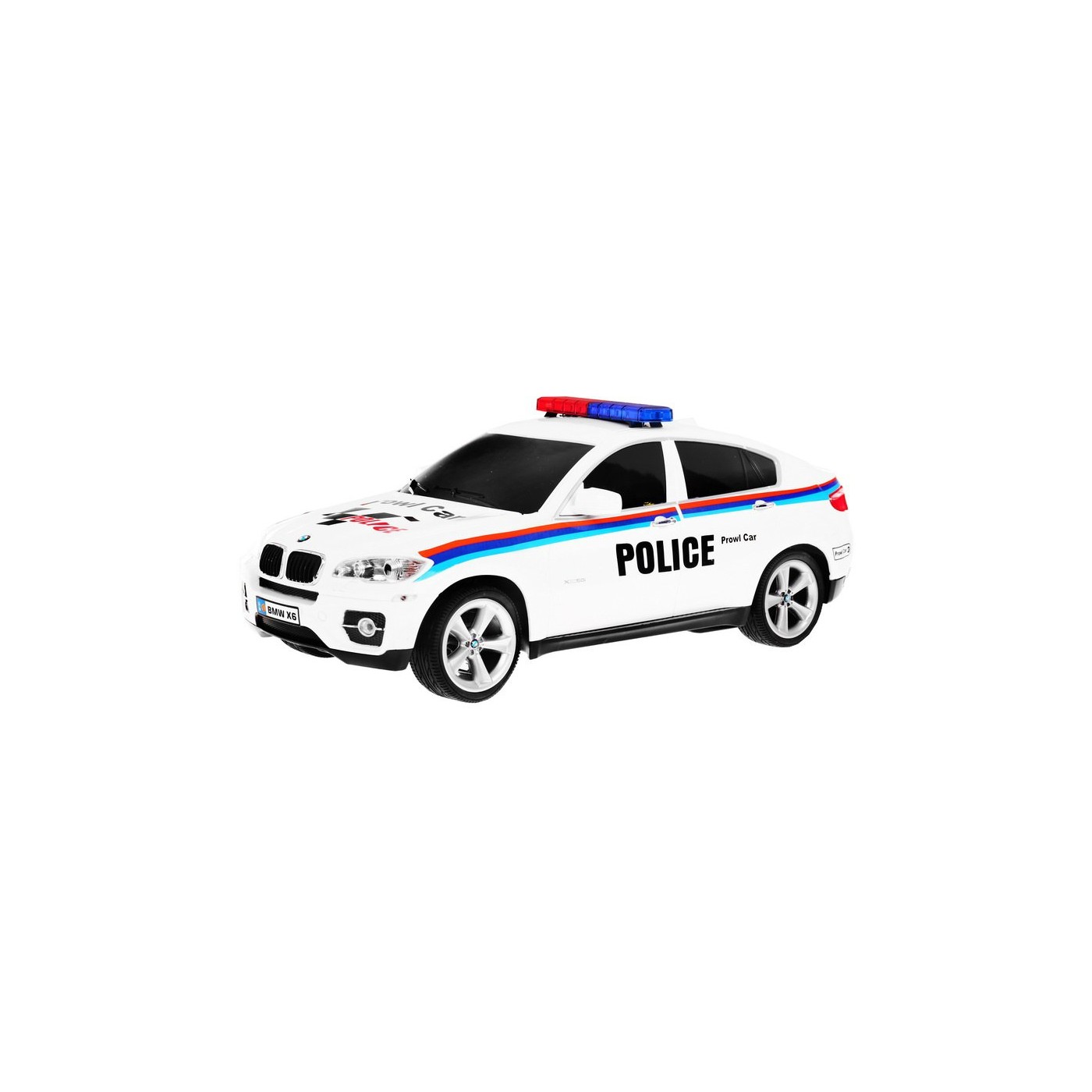 Auto 1 14 R C Licencované rádio auto BMW X6 Policie