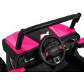 Buggy SuperStar Děti Růžová 4x4 Pohon Dálkový Kufr MP3 LED Zámek Dveří