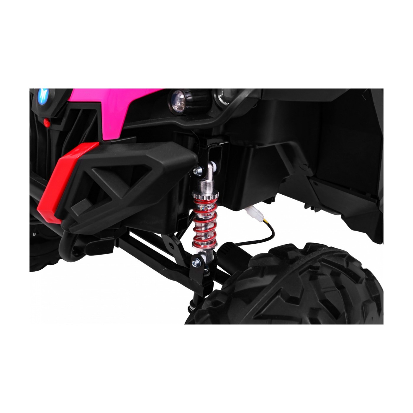 Buggy SuperStar Děti Růžová 4x4 Pohon Dálkový Kufr MP3 LED Zámek Dveří