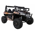 Buggy UTV dětský stan černý dálkový kufr pomalý start EVA MP3 LED