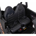Buggy UTV dětský stan černý dálkový kufr pomalý start EVA MP3 LED