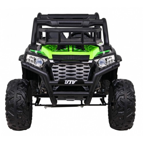 Buggy UTV Dětský stan Zelený Dálkový Kufr Pomalý Start EVA MP3 LED