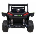 Buggy UTV Dětský stan Zelený Dálkový Kufr Pomalý Start EVA MP3 LED