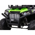 Buggy UTV Dětský stan Zelený Dálkový Kufr Pomalý Start EVA MP3 LED