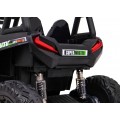 Buggy UTV Dětský stan Zelený Dálkový Kufr Pomalý Start EVA MP3 LED