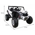 Vozidlo Buggy UTV-MX bílé