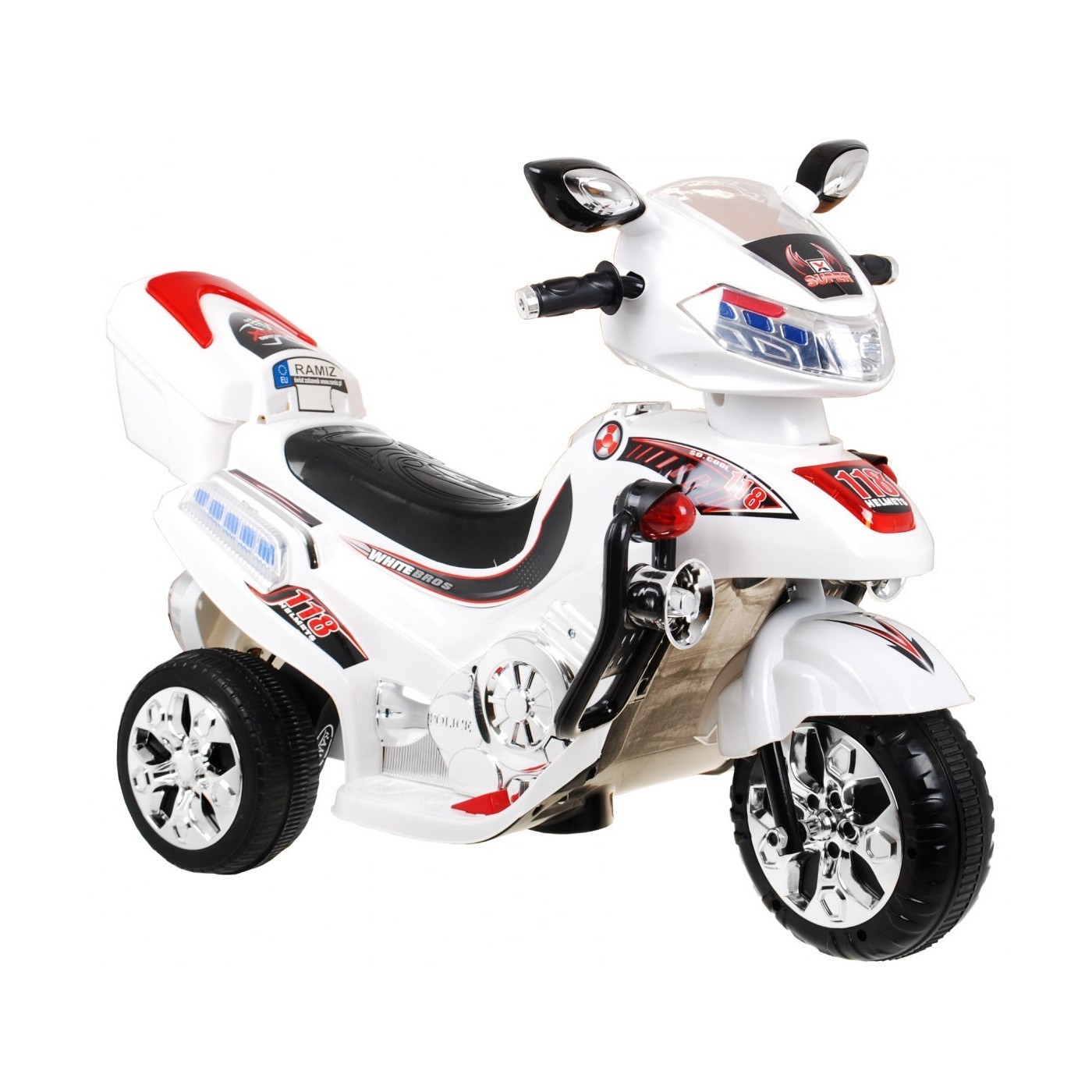 Vozidlo C031 Motocykl Bílá