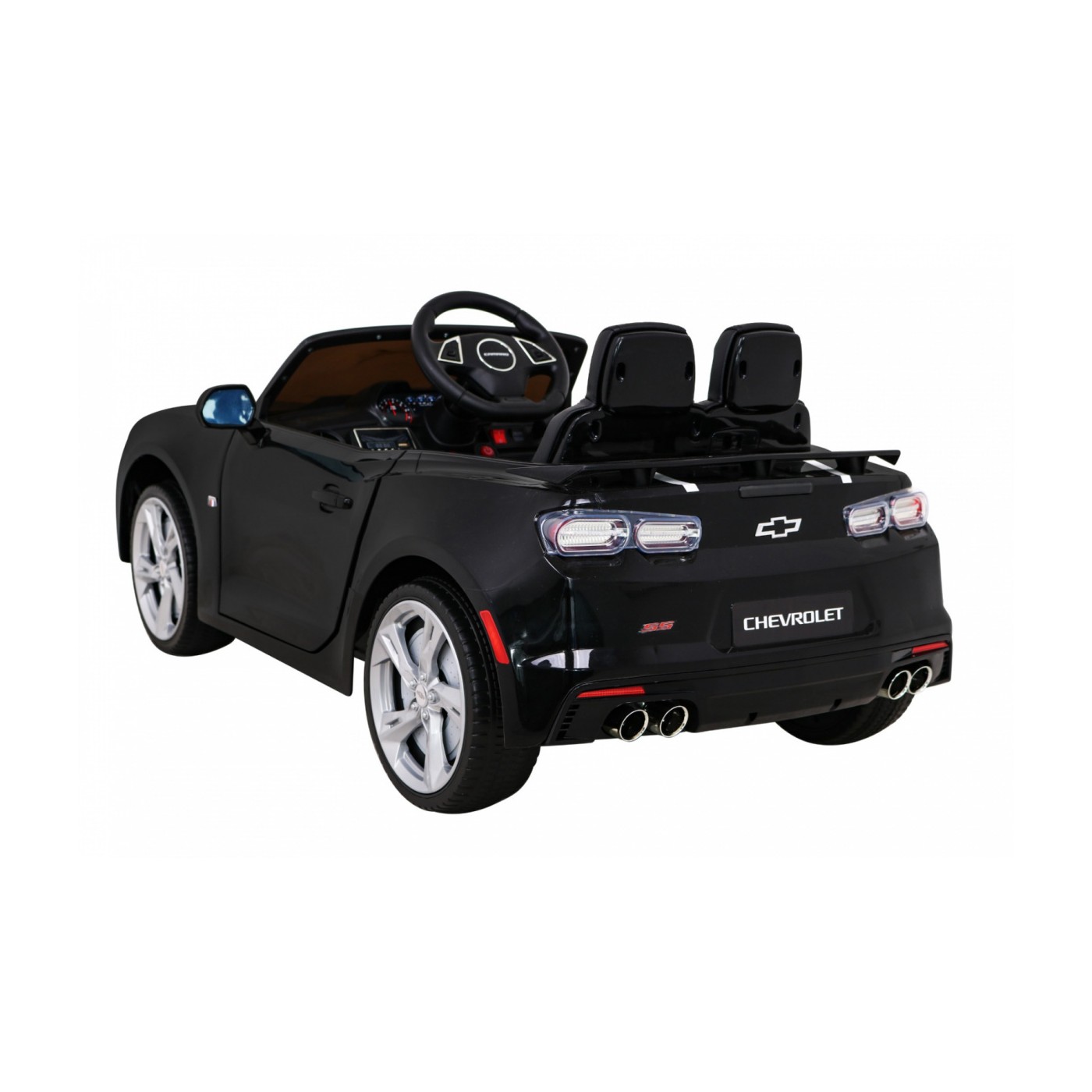Chevrolet Camaro 2SS Bateriově napájené černé dálkové ovládání EVA kola Pomalý start Zvuky světla