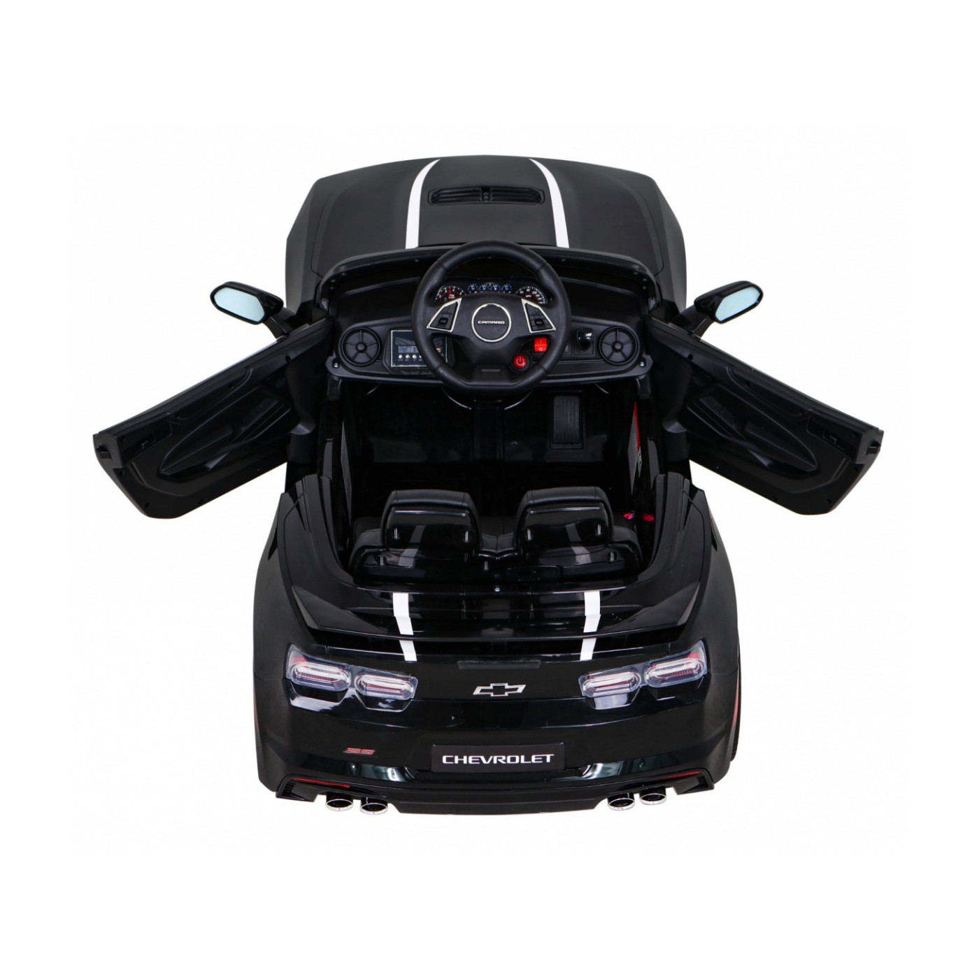 Chevrolet Camaro 2SS Bateriově napájené černé dálkové ovládání EVA kola Pomalý start Zvuky světla
