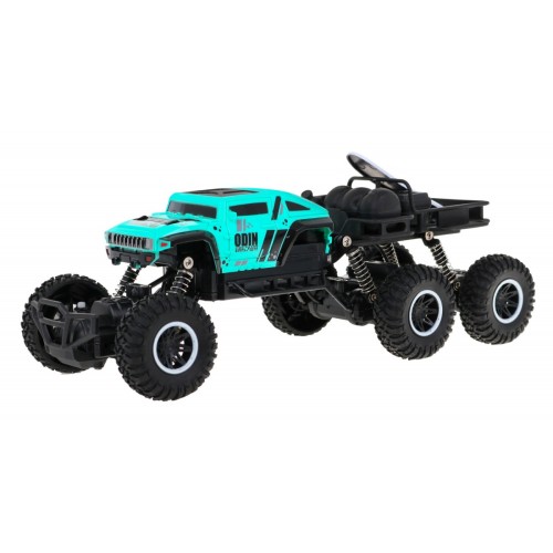 Pásový nákladní vůz Monster Kids 8+ Dálkové ovládání Model 1:18 Terénní vozidlo