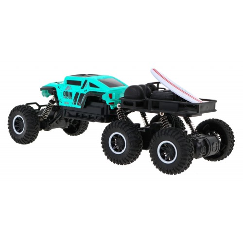 Pásový nákladní vůz Monster Kids 8+ Dálkové ovládání Model 1:18 Terénní vozidlo
