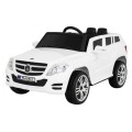 Autko City Rider Kids bílé dálkové nastavení volantu pomalý start MP3 USB LED