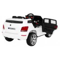 Autko City Rider Kids bílé dálkové nastavení volantu pomalý start MP3 USB LED
