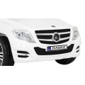Autko City Rider Kids bílé dálkové nastavení volantu pomalý start MP3 USB LED